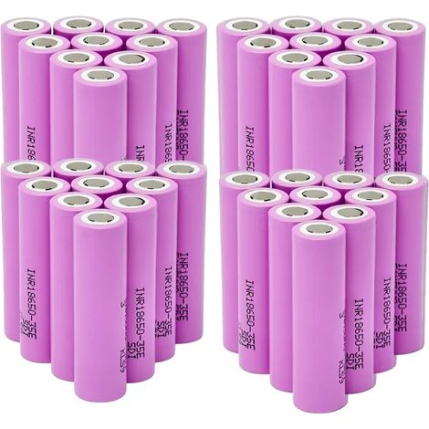 Batería de litio, capacidad de 3500 mAh, tasa de descarga de 20 A, 35E 3500 mAh - 40 unidades (1/2)