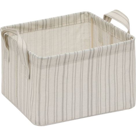Silnea aufbewahrungskorb, rechteckig, 24 x 25,5 cm, beige - 5five (1/3)