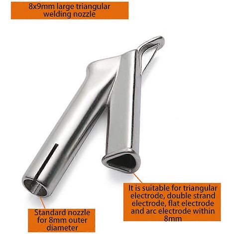Buse de soudage triangulaire en Y 6/7/8/9 mm, pointe en plastique vinyle, outils de soudage, buse de soudage en polypropylène, polyéthylène PVC