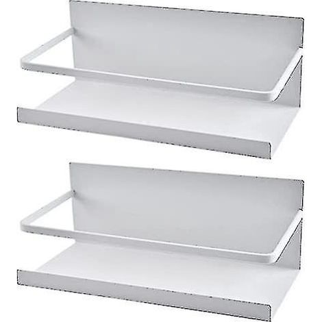 Magnetisches Gewürzregal für den Kühlschrank, Aufbewahrung für Gewürze und Würzmittel – Weiß
