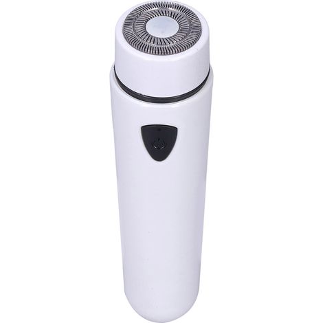 Rasoir électrique mini portable, fonctionnement silencieux, fonction de charge rapide, idéal pour les femmes et les hommes en voyage (Blanc) (1/5)
