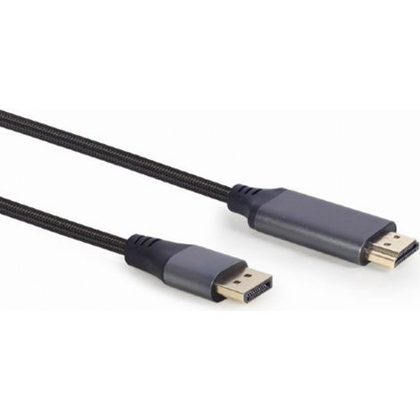 Gembird CC-DP-HDMI-4K-6 câble adaptateur vidéo 1,8 m DisplayPort HDMI Type A (Standard) Noir (1/5)