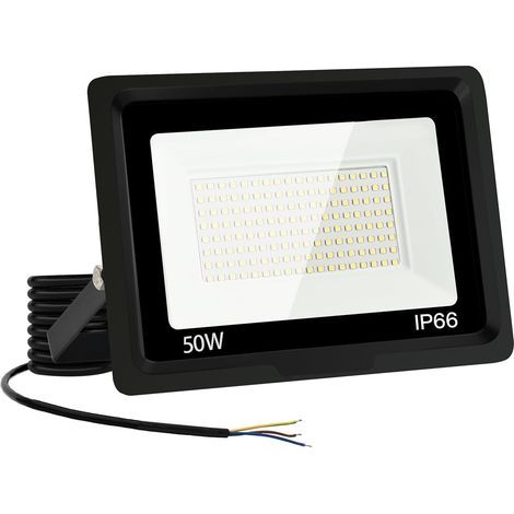 LED Floodlight 50W 5000LM Cool White IP66 Waterproof Spotlight for Garden Terrace Security (1/5)