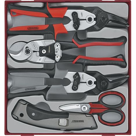 Set d'outils de coupe TT2 tray 5 pièces Teng Tools TTDCT05 (1/2)