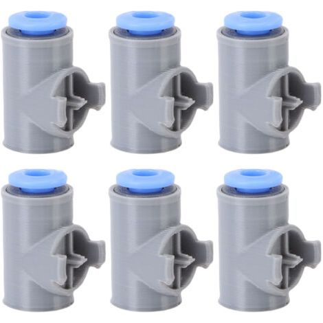 Accessoires pour imprimante 3D : Connecteur de tube d'alimentation PETG (6 pièces) compatible avec A1/A1 Mini : Adaptateur de raccord pneumatique pour assurer une alimentation en filament fluide (1/5)