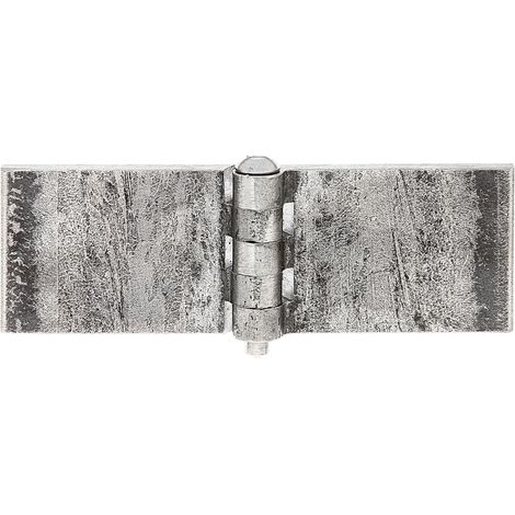 Charnière large, à souder acier brut 40 x 60 mm kit de 10