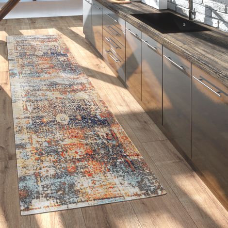 Paco Home Tapis Extérieur Pour Balcon, Poils Ras Style Oriental, Coloris Et Tailles Variés 60x100 cm, Multicolore 3 (1/3)