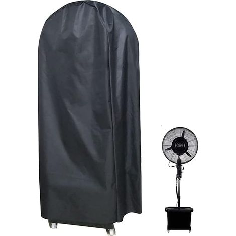 Housse anti-poussière pour ventilateur vertical, tissu Oxford 210D, taille M : 70 x 30 x 160 cm (1/5)