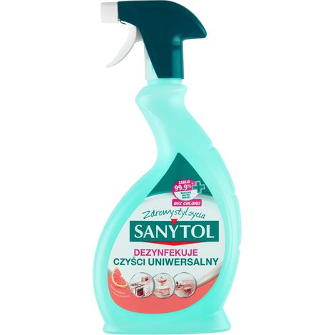 Spray per pulizia sanytol universale senza cloro antibatterico 500 ml