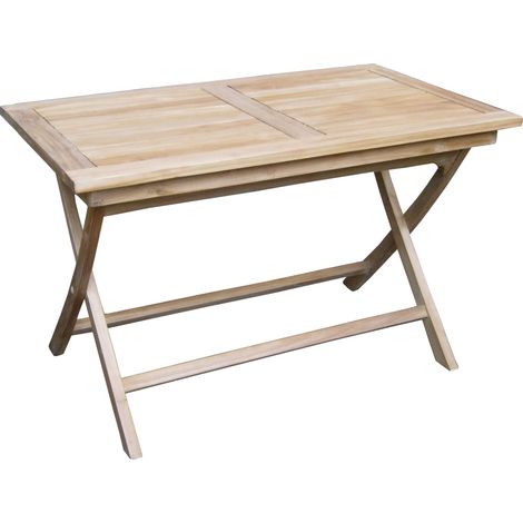 Mesa 120x70 cm en madera de teca - Orta (1/4)