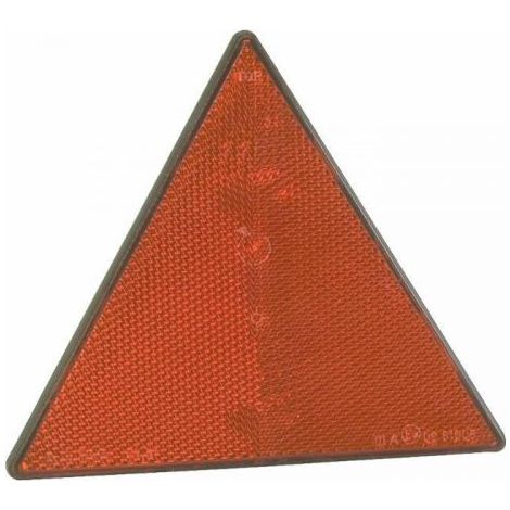 CATARINFRANGENTE CATADIOTTRO TRIANGOLARE ROSSO CON VITI M6 PER RIMORCHI (20173)