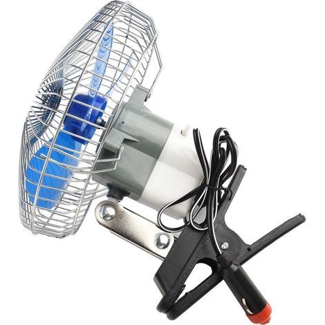 Ventilateur oscillant de voiture 12 V 24 boîtier en métal (1/5)