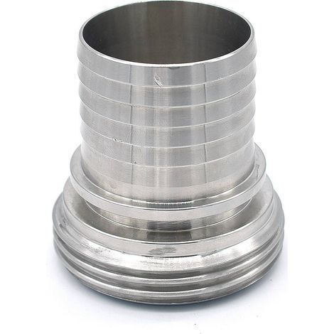 Raccord alimentaire mâle avec douille SMS inox 316 DN100