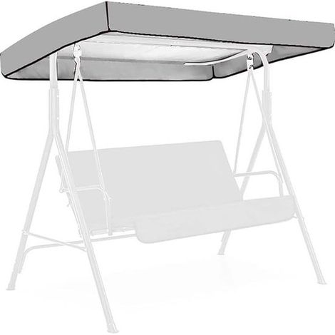 Housse de protection - housse de store - store imperméable - housse de chaise longue de jardin - balancelle de jardin - housse de store - tissu Oxford 210D - gris - 191120cm (1/3)