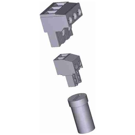 Kit de bornier neutre avec capuchons de fusible de remplacement CAME 88006-0072