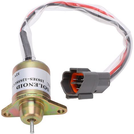 Électrovanne d'arrêt, accessoire d'arrêt de carburant 12V 1503ES 12S5SUC12S pour 119233 77932