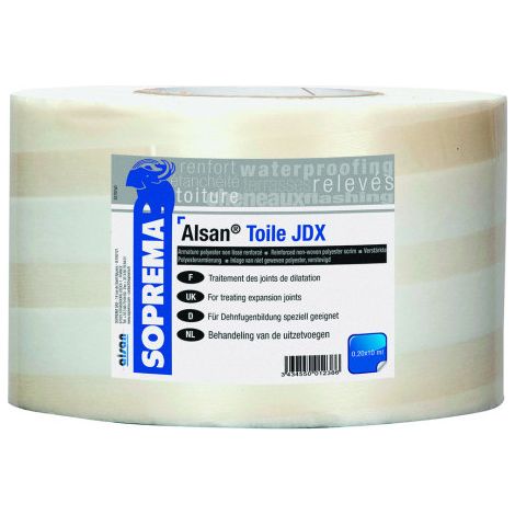 Armature de renfort des joints de dilatation - ALSAN® TOILE JDX 10m x 0,20m