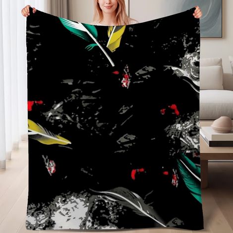 Couverture de lit en polaire, douce et chaude en microfibre printemps-été, décoration intérieure, cadeau idéal pour femmes et hommes, 6080 pouces (1/4)