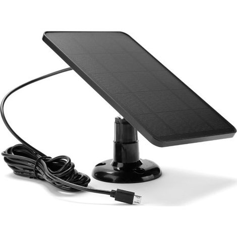 3W Solarpanel Akkuladegerät mit Micro USB Anschluss zum Laden von Kameras, Solarpanel mit geringem Stromverbrauch, Sicherheitsüberwachung für Ger (1/5)