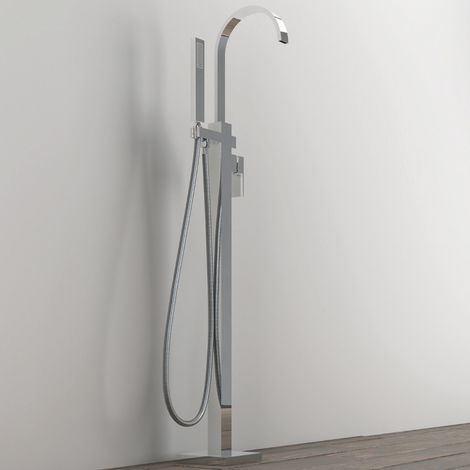 Gruppo vasca 005 rubinetto incasso pavimento vasche free standing ottone (1/2)