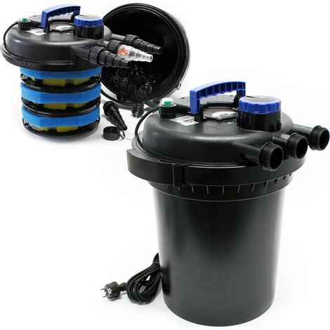 Filtre de bassin à pression UV 11 Watts 10000 litres nettoyage facile (1/5)