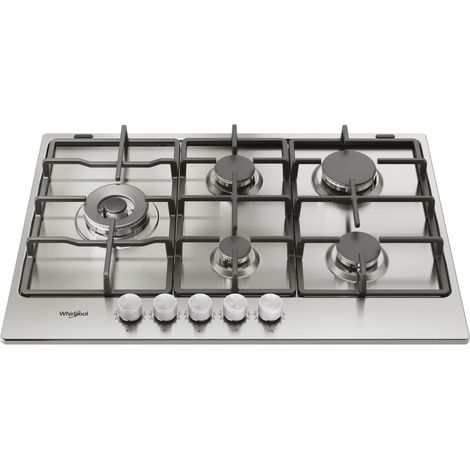 Whirlpool KGML 761 IX Acciaio inossidabile Da incasso 75 cm Gas 5 Fornelli