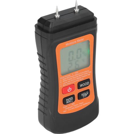 Humidimètre détecteur d'humidité du mesure intelligente de la température et l'humidité Instrument numérique Type broche Bois (1/5)