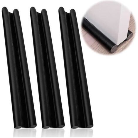 3pcs Boudin De Porte Double,96Cm Boudin De Porte Isolant Froid Boudin De Porte sous La Porte sous Bloqueur De Traction pour Porte (1/4)