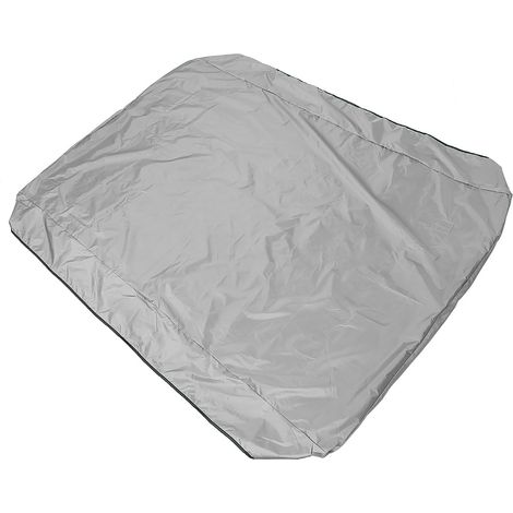 Housse de remplacement imperméable et anti-poussière pour balançoire de jardin, grise, adaptée aux espaces extérieurs. (1/5)
