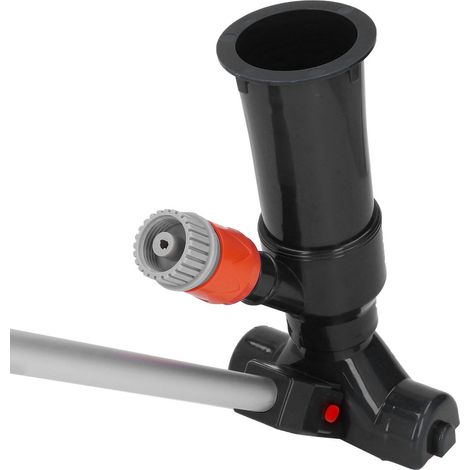 Piscine Portable Aspirateur de Bassin avec Perche en Alliage d'Aluminium 5 Sections, Sac à Mailles Fines en Nylon pour Spa Jacuzzi Noir (1/5)