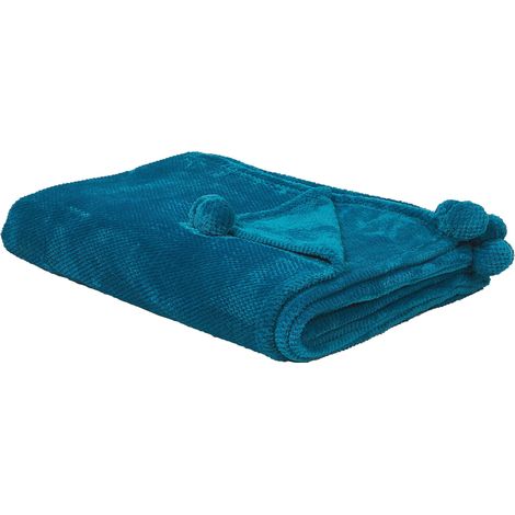 Blanket SAITLER 200 x 220 cm Turquoise (1/5)