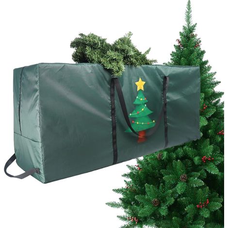 Sac pliable pour sapin de Noël Housse rangement étanche Grande capacité camping et maison 122 cm (1/5)