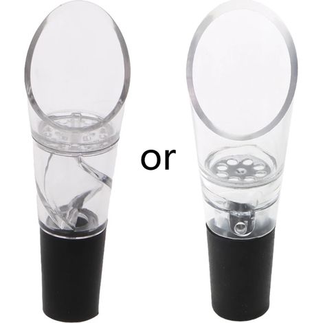 Aérateur à vin à flux croisé (1 pièce), bec verseur, carafe, aérateur, service rapide, accessoires de cuisine et de bar (1/5)