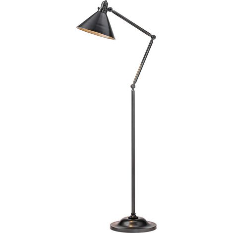 Stehlampe Standlampe Wohnzimmerlampe Stahl Bronze H 167,3 cm 1 Flammig (1/4)