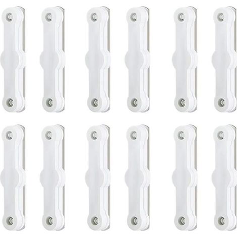 12Pcs Aimants pour Fixer Moustiquaires, Aimant Puissant pour Moustiquaire Fenetre, Clips Moustiquaire Porte Fenetre, Pas Perçage (1/4)