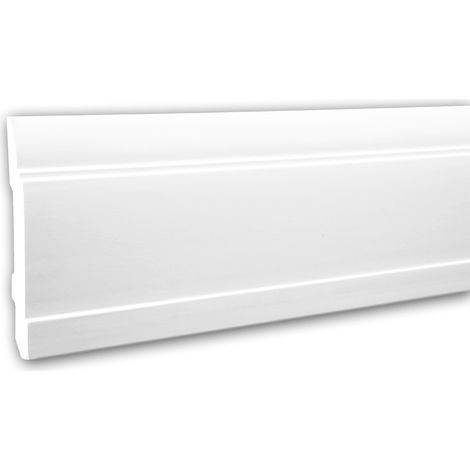 Skirting 153102F Profhome Flexible Moulding Base Moulding Baseboard Decorative Moulding Neo-Classicism style white 2 m