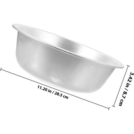 Bassin en aluminium de 26 cm, évier de cuisine multifonctionnel pour laver les fruits et légumes (1/3)