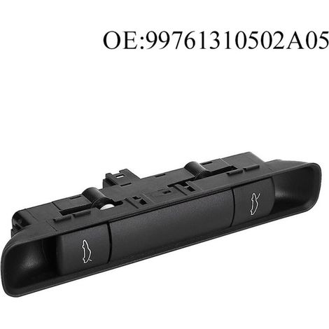 99761310502A05 Interrupteur de coffre arrière, adapté à la Porsche 911, commande l'ouverture électrique du hayon arrière, améliorant ainsi la commodité du chargement et du déchargement des bagages.