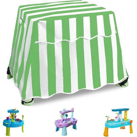 Housse de protection résistante aux intempéries pour table de jeux d'extérieur pour enfants, housse de protection robuste,Vert (1/5)