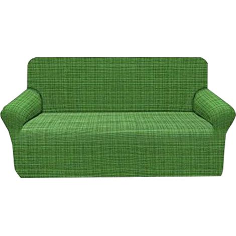 Copridivano copripoltrona elasticizzato 4 misure posti estendibile salvadivano Verde - 3 posti da 170 a 250 cm