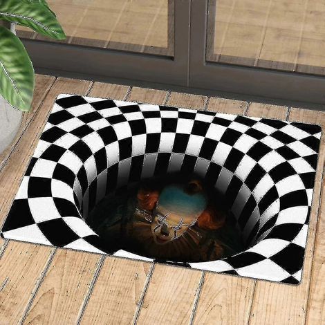 Tapis d'Halloween illusion Joker (1/5)