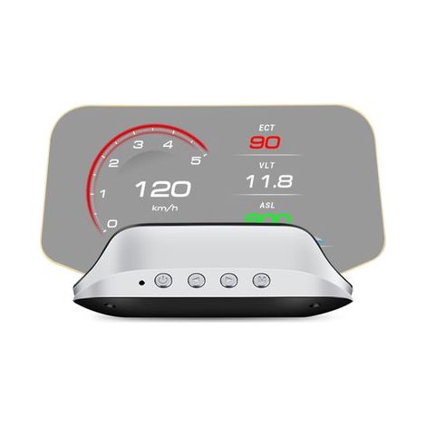Head-up display per Toyota Yaris (2008-2012), tachimetro digitale con navigazione, diagnostica del veicolo in tempo reale e avvisi di guida. (1/5)