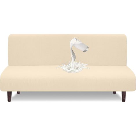 Granbest Waterproof Futon Cover Armless Futon Cover High Stretch Futon Protector for Sofa Bed Foldable Non-Slip Armless Futon Cover Grey (1/5)