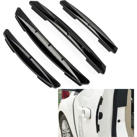 4 Pièces Protection de Bord de Porte Auto, Bord Porte Voiture Bandes Protection Anti-Rayures, Pare-Chocs Protection Portiere Voiture, Bandes de Protection pour Portières de Voiture (Noir) (1/5)
