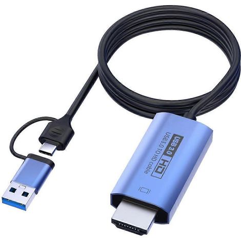 Câble adaptateur USB-C vers HDMI portable avec convertisseur USB 3.0 (1/5)