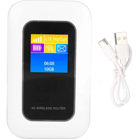 Mobile wireless local area network Hotspot 5G 4G LTE Unlocked Device Portable Mini Router with SIM Card Slot for Travel (1/5)
