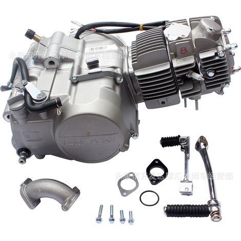 Ensemble moteur Lifan 140cc à démarrage au kick compatible avec les motos Honda ATC XR CRF (1/5)