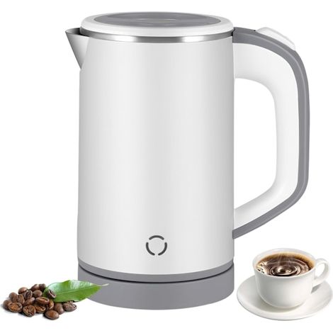 Petite bouilloire de voyage, bouilloire électrique en acier inoxydable de 800 ml, bouilloire de voyage compacte, mini bouilloire de camping portable (1/5)