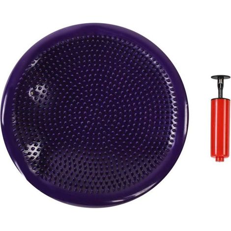 Tabouret de yoga épais violet, tapis de récupération pour chevilles, tapis d'équilibre, coussin de massage pour le yoga, entraîneur de chevilles (1/4)