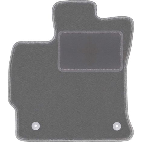 Tapis de sol conducteur en velours pour : Toyota Prius III Plus 7 places (2011-) graphite